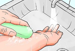рисунок мытья рук с мылом