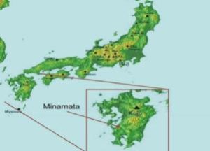 бухта Минамата — карта